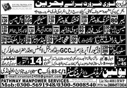 Bokhowa group jobs in Bahrain 2024