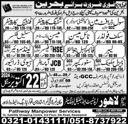 Bokhowa company jobs in Bahrain 2024