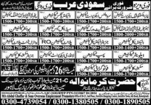 Sraco company job vacancies in saudi arabia 2025