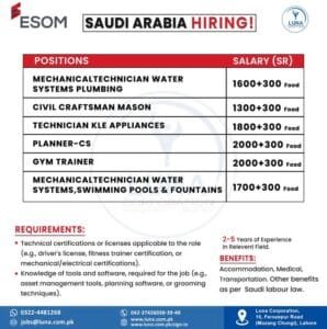 El saif company jobs in saudi arabia 2025