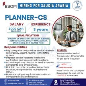 Esom company job Vacancies in saudi arabia 2025