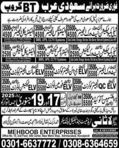 Bt company saudi arabia Jobs 2025