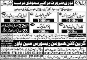 Housekeeping job vacancies in Saudi Arabia 2025