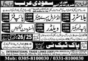 Qas Arabia Company jobs in Saudi Arabia 2025