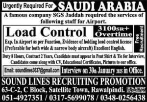 SGS jeddah jobs in saudi arabia 2025