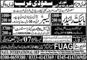 Labour jobs in saudi arabia 2025