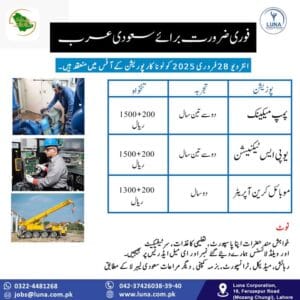 Sahara Group job vacancies in saudi arabia 2025