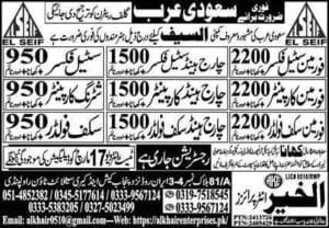 Al saif company saudi arabia job vacancies 2025