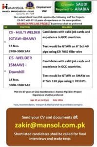 Aramco Jobs vacancies in saudi arabia 2025