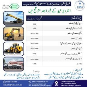 Sapac Jobs vacancies in saudi arabia 2025