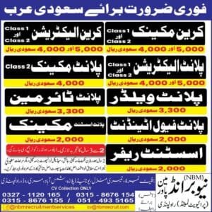 Mechanic company Jobs vacancy in saudi arabia 2025