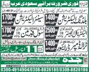Civil foreman company Jobs in saudi arabia 2025