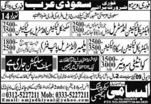 Quantity surveyor Jobs vacancy in saudi arabia 2025