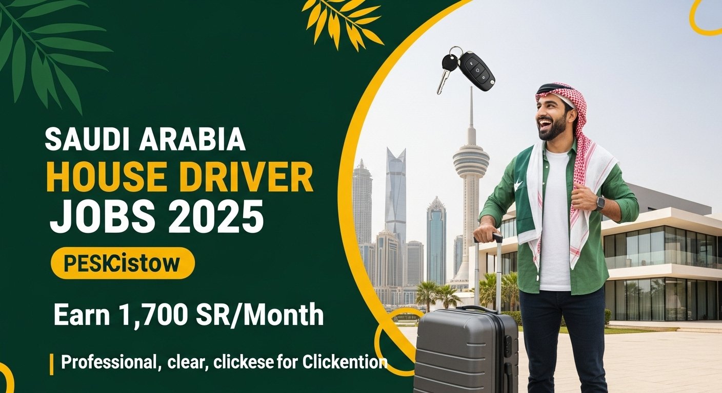High-Paying Saudi Arabia House Driver Jobs 2025 for Pakistanis