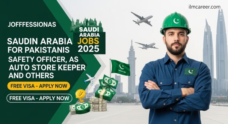 Jobs in Saudi Arabia for Pakistanis